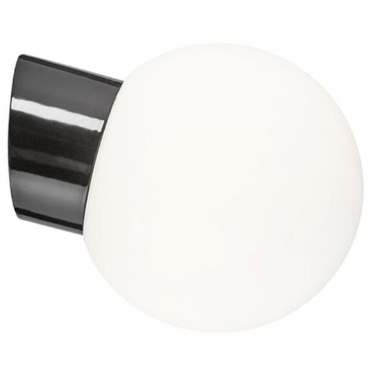 Ifö Electric 6045-800-16 Väggarmatur matt, sned, IP54, LED Svart