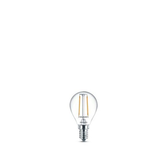LEDLAMPA PHILIPS CLASSIC GLAS KLOT E14 SRT4 VARMVIT KLAR 25W | Beijerbygg Byggmaterial