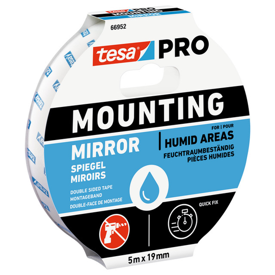 MONTERINGSTEJP 66952 PRO MOUNTING TESA SPEGEL 5MX19MM | Beijerbygg Byggmaterial