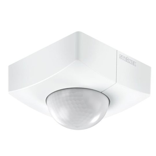 Steinel 10485 Rörelsevakt 0-180°, 2-10000 lx, IP54 Kvadratisk