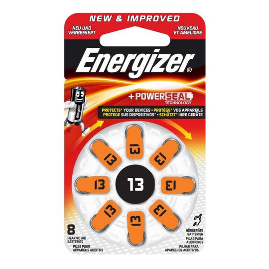 Energizer Zinc Air Hörapparatsbatteri 1,4 V, 13