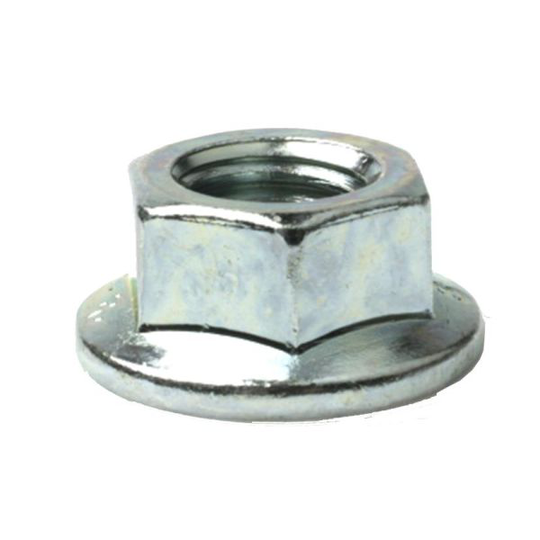 FIXX 560355 Flänsmutter FZB, DIN 6923-8, M6MF, räfflad M5, 200-pack