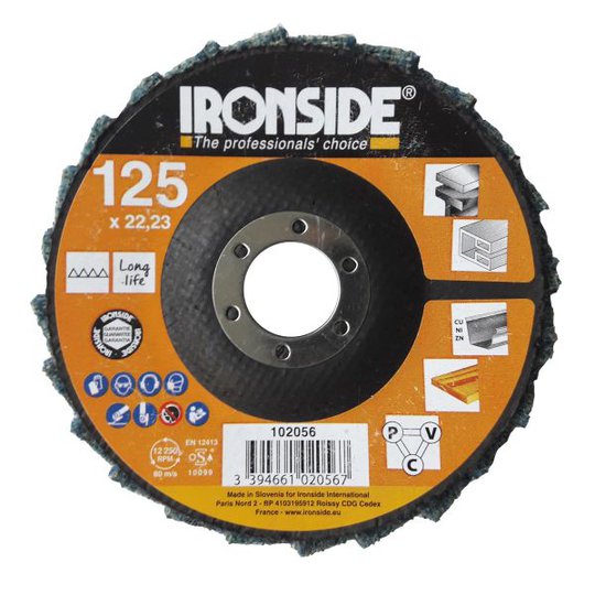Ironside 102056 Lamellrondell för polering Fin