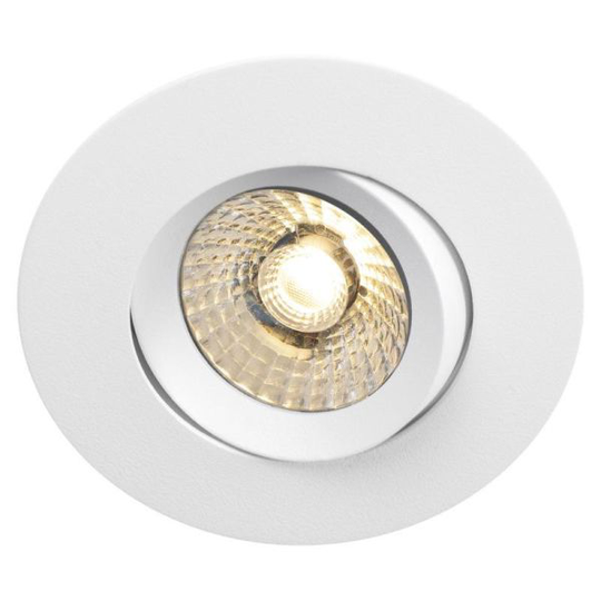 Hide-a-Lite Comfort G3 Tilt Downlight vit, 60° 3000K, 700 lm