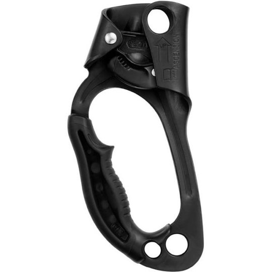 Petzl Ascension Pro Repklämma Vänster svart