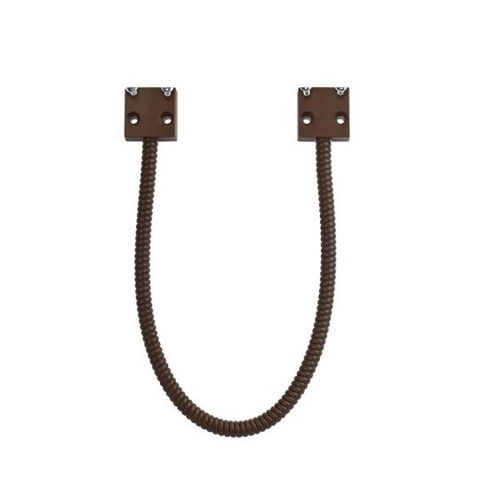 Alarmtech DL 8-40 B Karmöverföring 400 x 8 mm, med 4 skruvar Brun