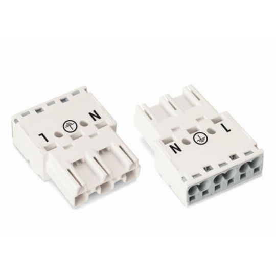 Wago 770-223 Hondon 3-pol, L/PE/N VIT