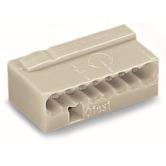 Wago 243-308 Klämma 7 x 10 x 18 mm, 50-pack Ljusgrå