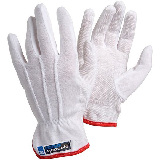 Tegera 8127 Handske Bomull/PVC Strl 6