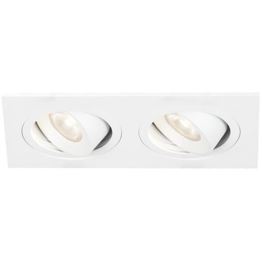 Hide-a-Lite Bright Eye G2 Square II Downlight 2x6.8W, vit 3000K