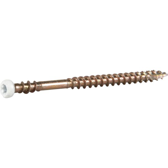 ESSVE 555657 Listskruv 3,9 mm Ø, vitlackerad, TX10 57 mm, 250-pack