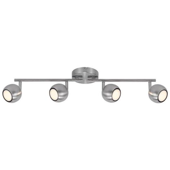 Nordlux CHICAGO 47460032 Spotlight 4-skena, borstat stål