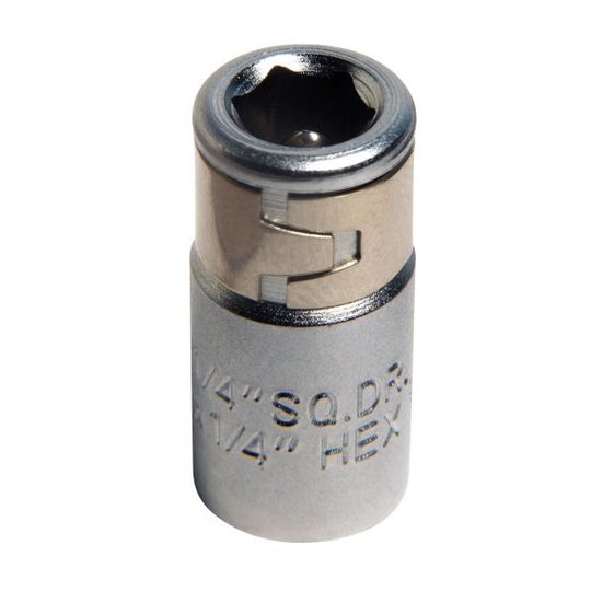 Ironside 116138 Bitsadapter 1/4", 4-kant till 6-kant