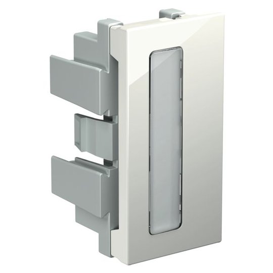 Schneider Electric INS60001 Märkfönster vit, med märkskylt Vit