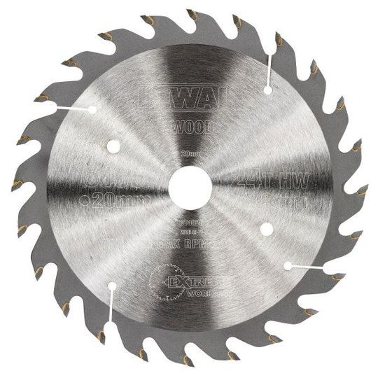 Dewalt DT4026-QZ Sågklinga 165 x 20 mm, 24T