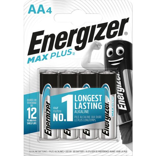 Energizer Max Plus Alkaliskt batteri AA, 1,5 V, 4-pack