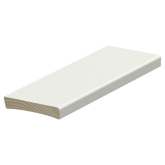 12X69 SOCKEL VITMÅLAD L=4,2M
