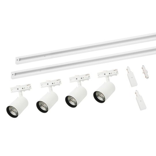 Vinga Ljus Duoline Mini Rulle Spotlightset 4 x 8 W, 2-krets