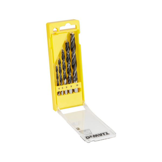 Dewalt DT4535-QZ Träborr 5-pack, 4, 5, 6, 8 och 10 mm
