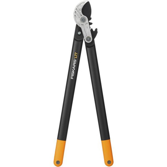 Fiskars PowerGear II L77 Grensax med utväxling, mothåll