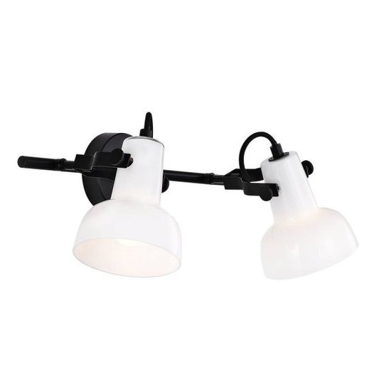 Nordlux PARSON 47110003 Väggarmatur 2-skena, E14, IP20, svart