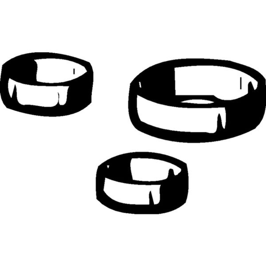 Gustavsberg GB41633513 01 Gummipackning 3 delar