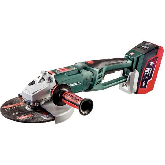 Metabo WPB 36 LTX BL 230 Vinkelslip med 6,2Ah batterier och laddare