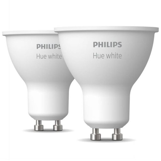 Philips Hue White LED-lampa 5.2W, GU10, 2-pack