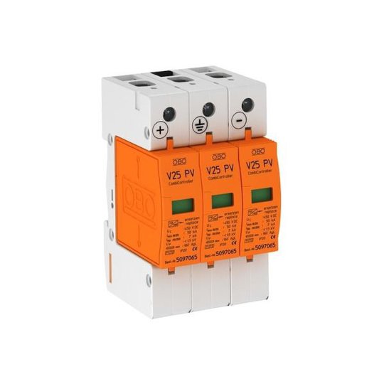 Obo Bettermann 5097447 Överspänningsskydd kombiskydd typ 1+2 Utan fjärrsignalering