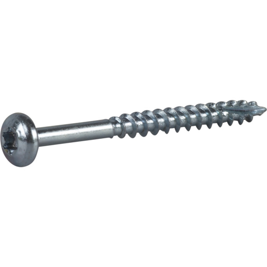 TRÄSKRUV ESSDRIVE KULLRIG SKALLE FZB 4X45MM | Beijerbygg Byggmaterial