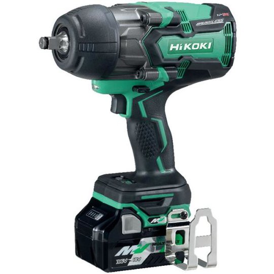 HiKOKI WR36DB Mutterdragare med 2,5Ah batterier och laddare