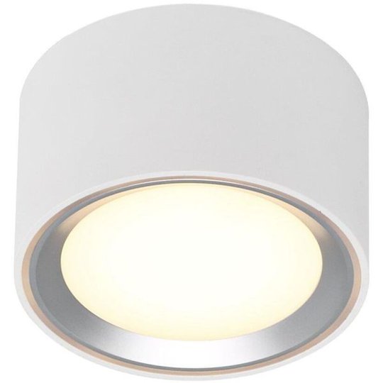 Nordlux FALLON 47540132 Spotlight med LED, 2700K, IP20 Vit/borstat stål