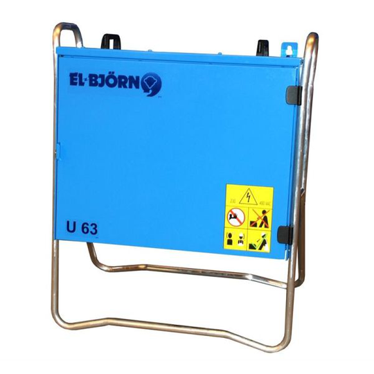 El-Björn EB11694 Uttagscentral 63A, Schuko/CEE
