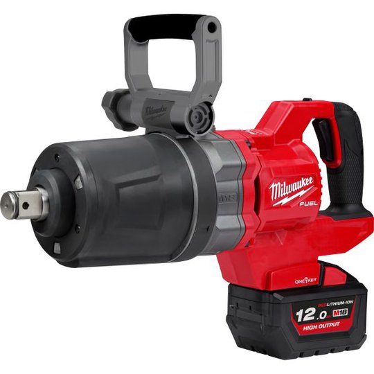 Milwaukee M18 ONE FHIWF1DS-121C Mutterdragare med 12,0Ah batteri och laddare