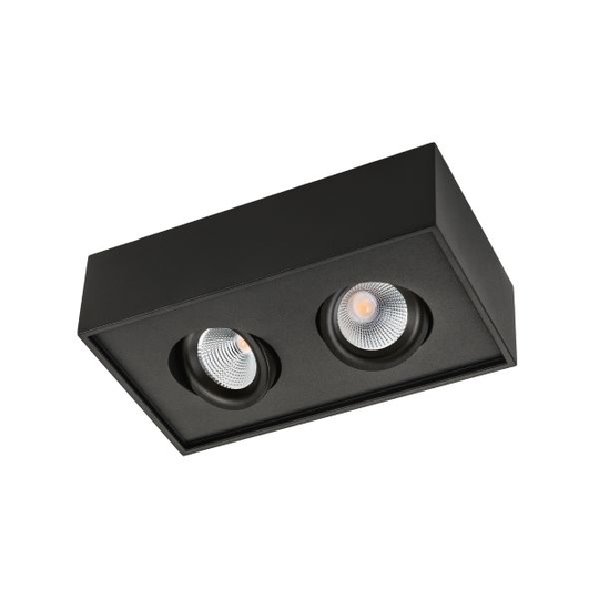 SG Armaturen Cube Lux Downlight LED, 2x7W, 2700K