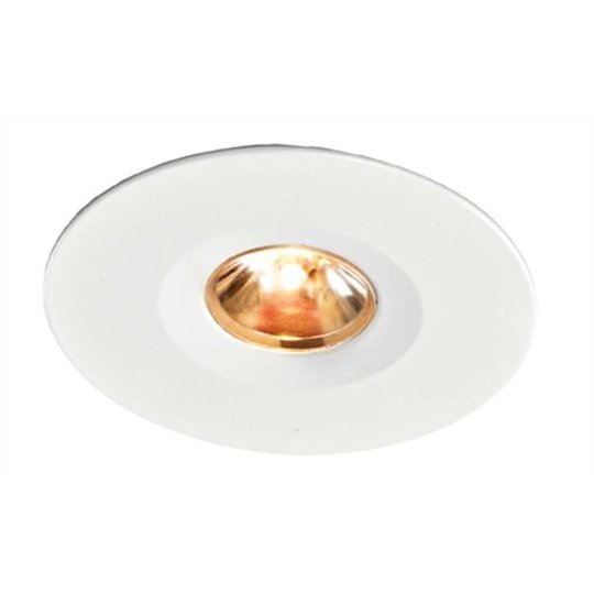 Maxel 2810 Downlight vit strukturlack, 1.2W, 3000K Fast, 12°