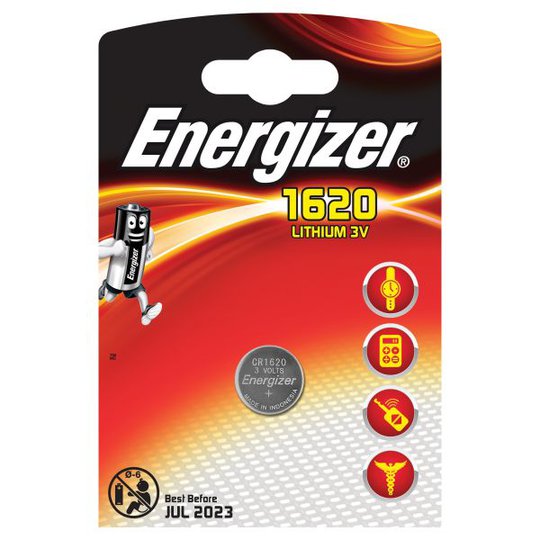 Energizer 1620 Knappcellsbatteri litium, 3 V