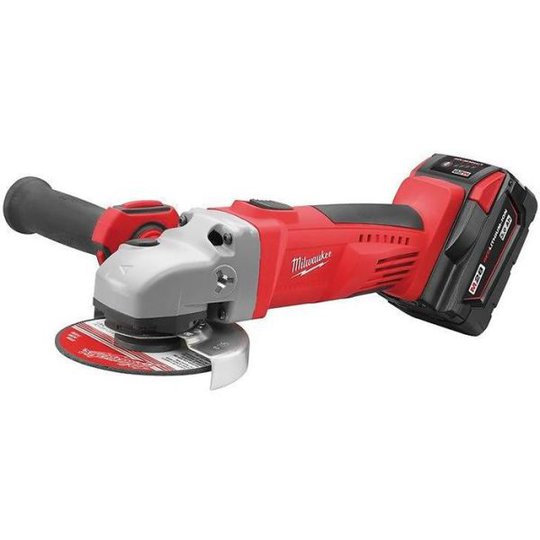 Milwaukee HD28 AG125-502X Vinkelslip med batteri och laddare