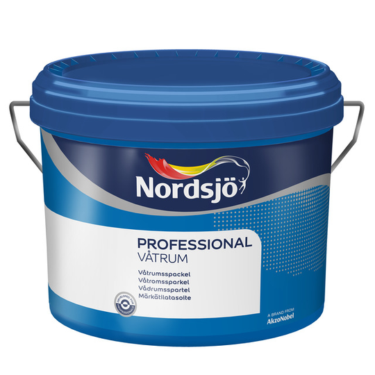 VÅTRUMSSPACKEL PROFESSIONAL 10L NORDSJÖ | Beijerbygg Byggmaterial