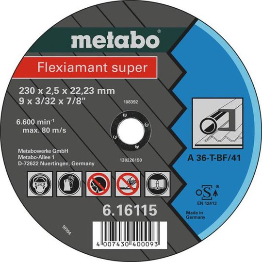 Metabo 616111000 Kapskiva