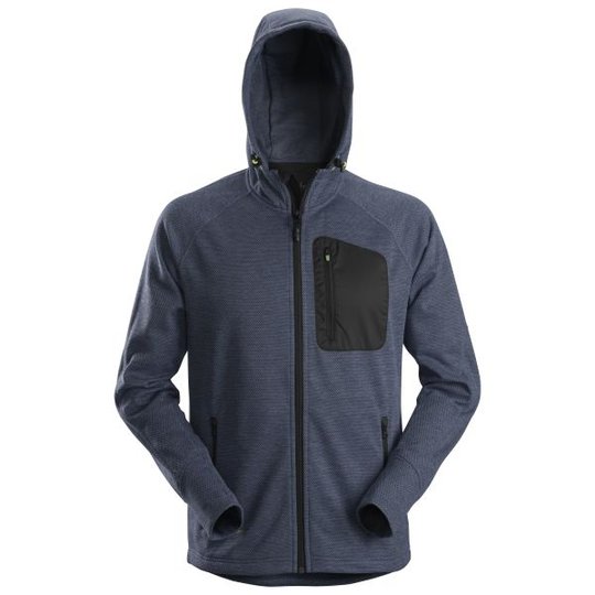 Snickers 8041 FlexiWork Luvtröja marinblå, fleece XS