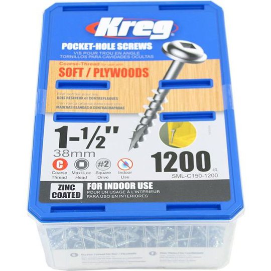Kreg SML-C150-1200 Skruv 38 mm 1200-pack