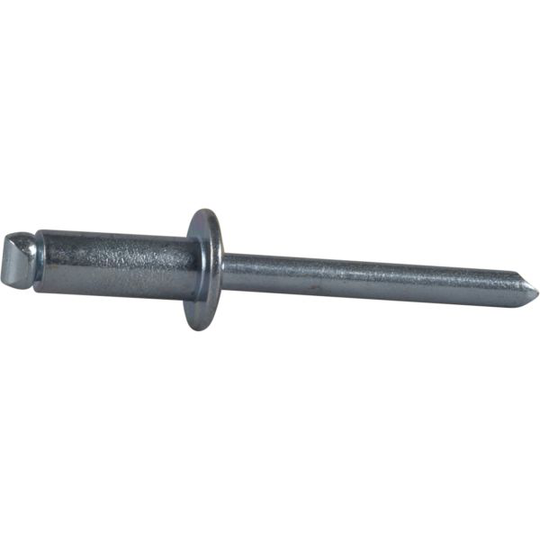 ESSVE 65553 Blindnit Ø6,4 mm, ST/ST, kullrigt huvud, öppen 6,4 x 10 mm, 200-pack