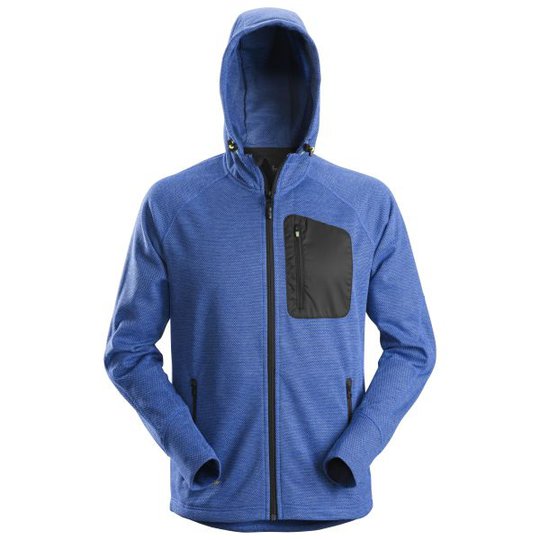 Snickers 8041 FlexiWork Luvtröja fleece, blå XS