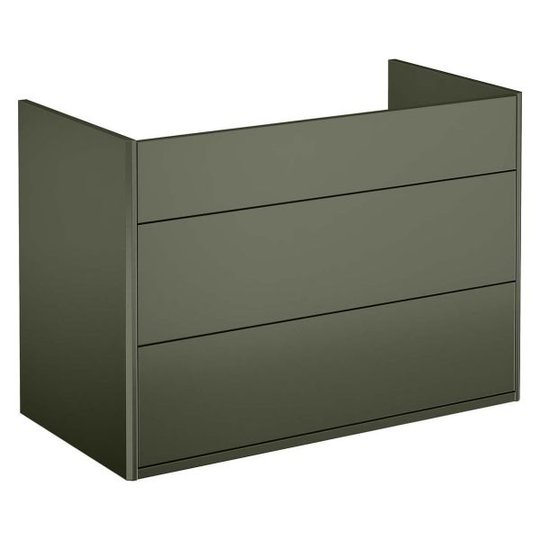 Gustavsberg Graphic Kommod grön, 80 cm Utan tvättställ