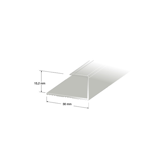 TRÖSKELLIST 15,2 MM SILVER 270 | Beijerbygg Byggmaterial