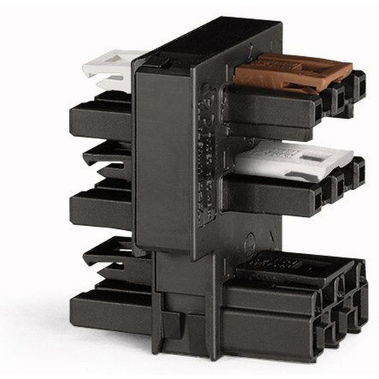 Wago 770-637 Distributionsblock svart, 3-pol