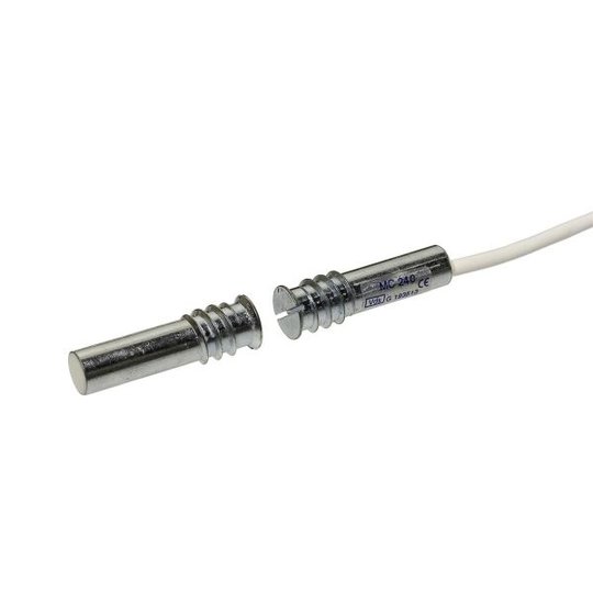 Alarmtech MC 240-P1K Magnetkontakt 1 öppnande kontakt, inbyggd motstånd 1K ohm