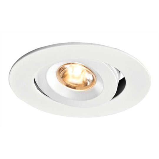 Maxel 2812 Downlight vit strukturlack, 1.2W, 3000K Fast, 30°