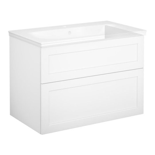 Gustavsberg Artic Kommod 80 cm, med mjukstängning Vit, ramlucka